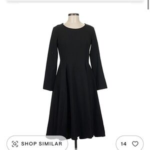 COS Classic Black Long Sleeve Dress